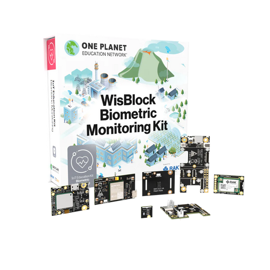 RAK One Planet Education Network® WisBlock Biometric Monitoring IoT Education Kit 116077