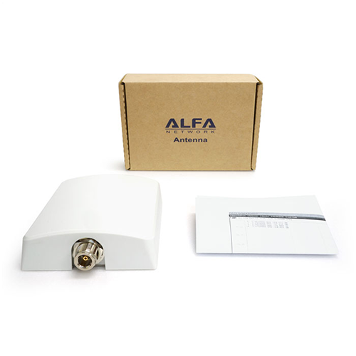 ALFA APA-L2410 10 dBi outdoor Wi-Fi directional panel antenna for Alfa Camp Pro 2, APA-L2410A