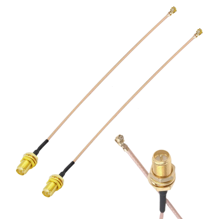 AZDelivery Lot de 15 câbles coaxiaux IPEX vers SMA Pigtail SMA femelle AZDelivery Lot de 15 câbles coaxiaux IPEX vers SMA Pigtail SMA femelle