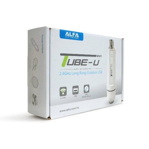 ALFA Tube-UNA Atheros USB Wi-Fi adapter long range booster for PC or Camp Pro Router