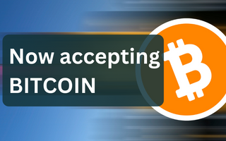 Now accepting Bitcoin at checkout