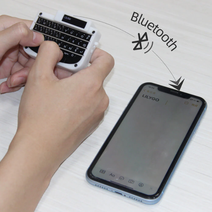 LILYGO® T-Keyboard ESP32-C3 Wireless Keyboard Mini Bluetooth Keypad IOS/Android/Windows