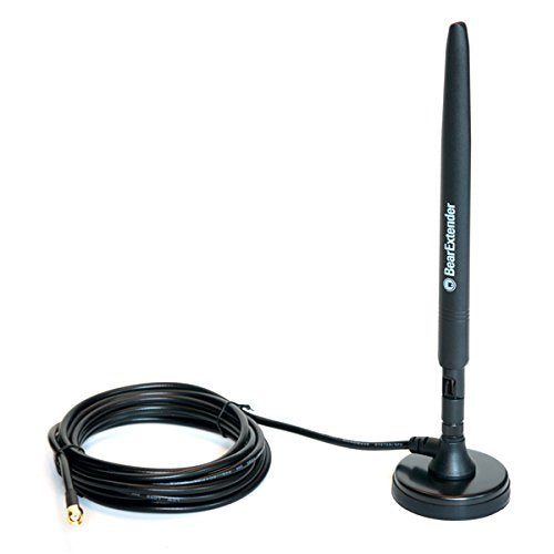 Dbi Computer Cable Bearifi PC brand Heavy Duty 7 dBi Wi-Fi Antenna w/ RP-SMA Extension Ca ...