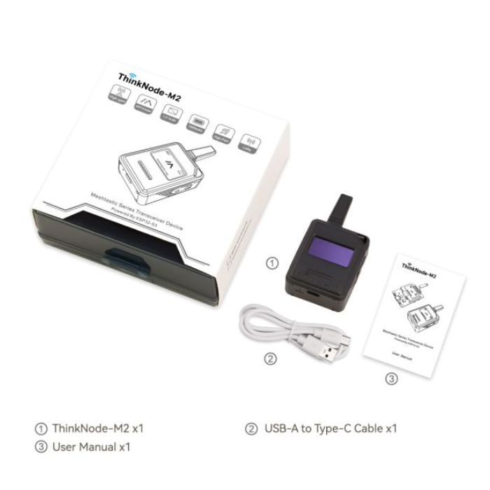 Elecrow ThinkNode M2 Meshtastic LoRa Radio ESP32-S3 1.3” OLED Display