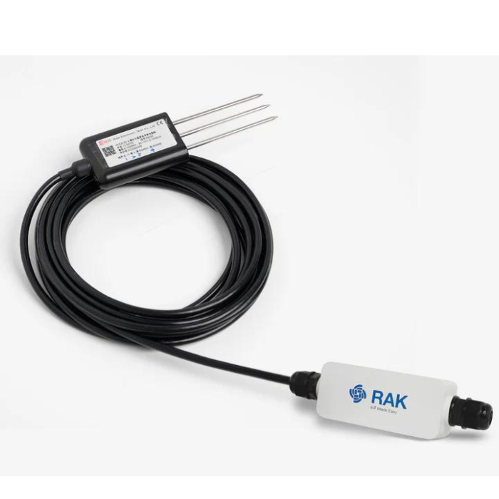 Sensor Rake RAKwireless Sensor Probe IO + RK520-02 Soil Moisture. Temp, Conductivi ...