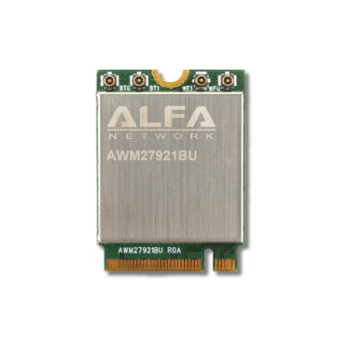 ALFA AWM27921BU 802.11axe WiFi 6E & Bluetooth M.2 module Mediatek MT7921AUN