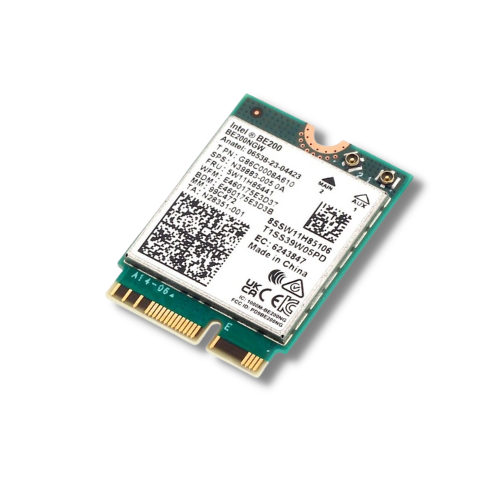 Carte WiFi 7 BE200NGW Pour PC - Bluetooth 5.4 - 8774 Mbps - Compatible Windows 11/10 - Installation M.2 Facile - 1