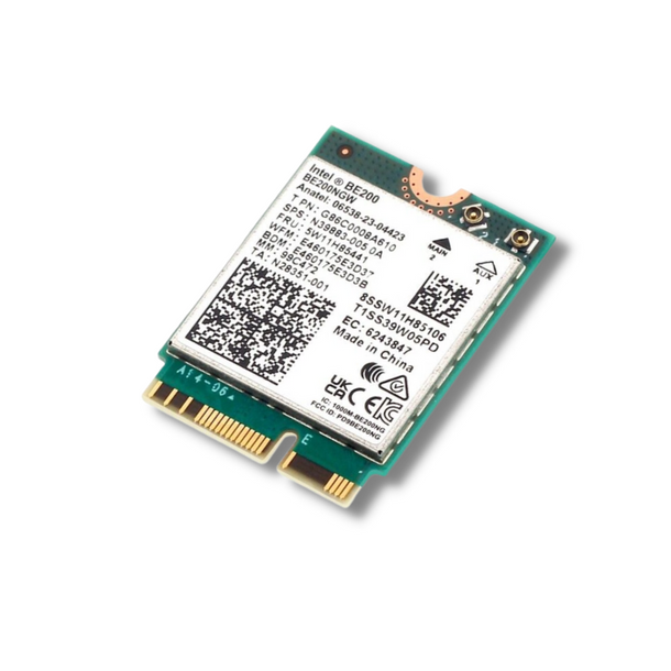 Scheda Intel BE200 Bluetooth 5.4 Wi-Fi 7 Scheda BE200NGW 2.4/5/6GHz 5.8Gbps Wrieless Adattatore per Windows 11 Desktop PC con Antenne Scheda Intel BE200 Bluetooth 5.4 Wi-Fi 7 Scheda BE200NGW 2.4/5/6GHz 5.8Gbps Wrieless Adattatore per Windows 11 Desktop PC con Antenne