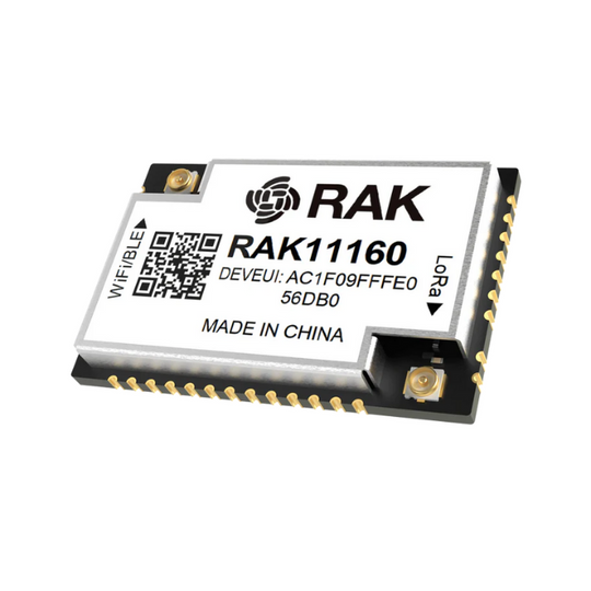 RAK11160 Dual-Core ESP32-C2 + STM32WLE5 Module for LoRaWAN® with WiFi & BLE SKU: 106206