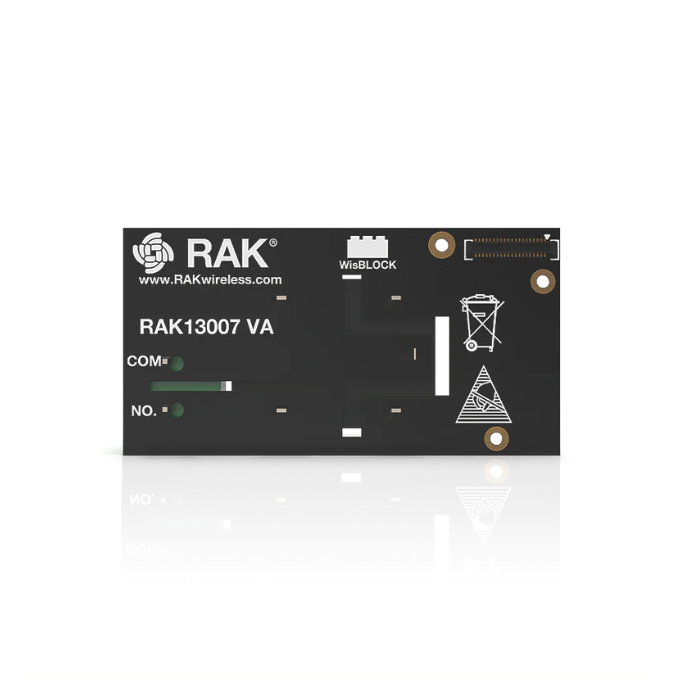 RAK Wireless RAK13007 WisBlock Relay Module 250VAC 5A/10A Omron G5LE-14 DC3 100058
