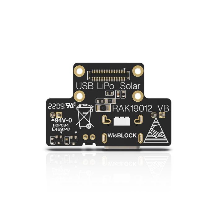 RAK USB LiPo Solar Power Slot Module RAK19012 PID: 110088