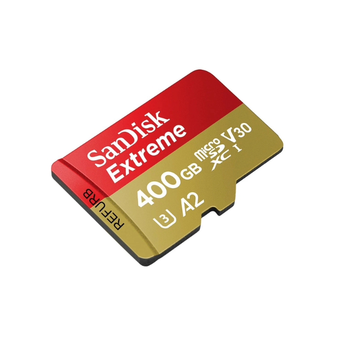 SanDisk 400GB High Endurance Micro SD Extreme UHS-I microSDXC card SanDisk 400GB High Endurance Micro SD Extreme UHS-I microSDXC card