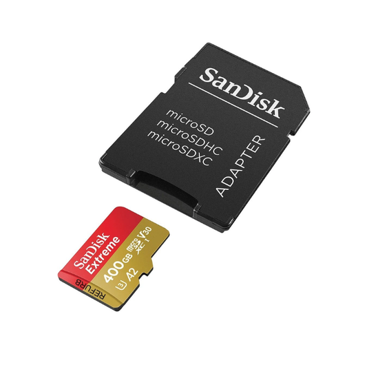 SanDisk 400GB High Endurance Micro SD Extreme UHS-I microSDXC card with adapter (Refurbished)