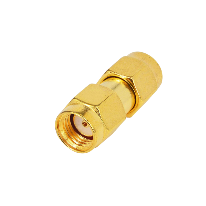 1 pc RP-SMA male to SMA male coaxial adapter jack barrel connector converter