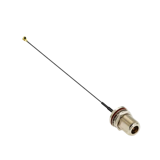 IPEX4/MHF4 to N-Female Bulkhead Pigtail Cable Extension