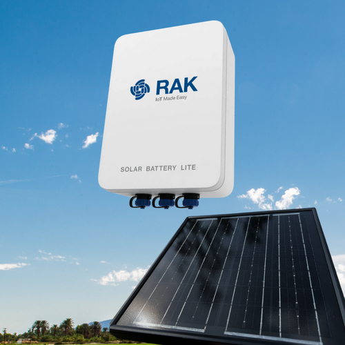 RAK9154 Solar Battery Lite for Sensor Hub + Regular Solar Panel PID 910274