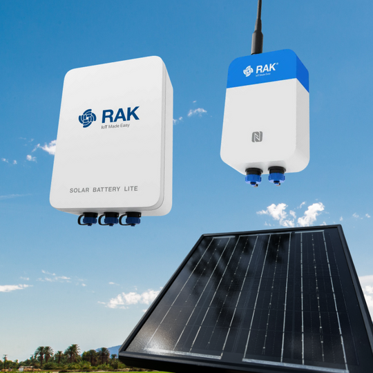 RAKwireless WisMesh Repeater System with Solar Panel + High Capacity Battery IP67