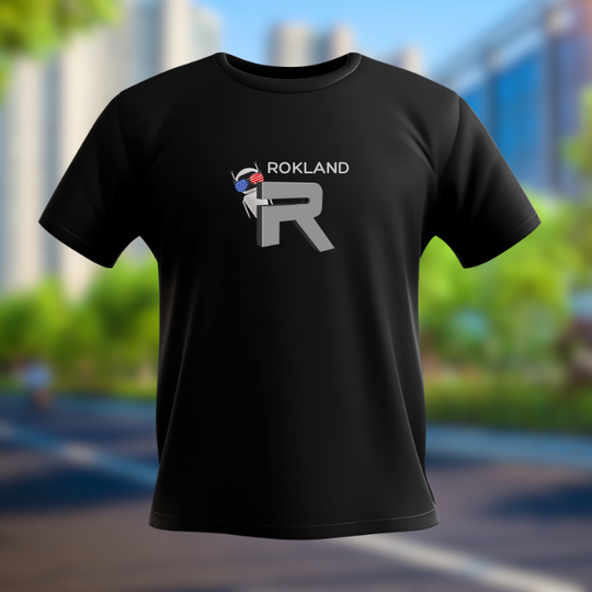 Rokland Stars, Stripes, and Sunglasses Robot Mascot T-Shirt