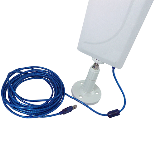 2000mW Indoor/Outdoor Wi-Fi USB Adapter & 10 dBi directional antenna RV/Marine
