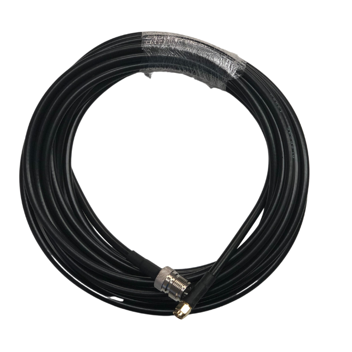 20 ft. Antenna extension coaxial cable RP-SMA Male to N-Female CFD-240 low loss