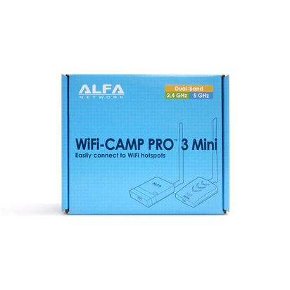 ALFA Network WiFi Camp Pro 3 Mini- Dual Band Wi-Fi (2.4 or 5 GHz) repeater kit - R36AH + AWUS036ACHM - Indoor WiFi Solution for RV, Boat, Camper