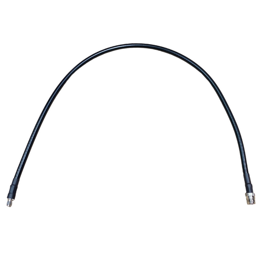 Black 3 ft RFC-400 low loss cable top down profile