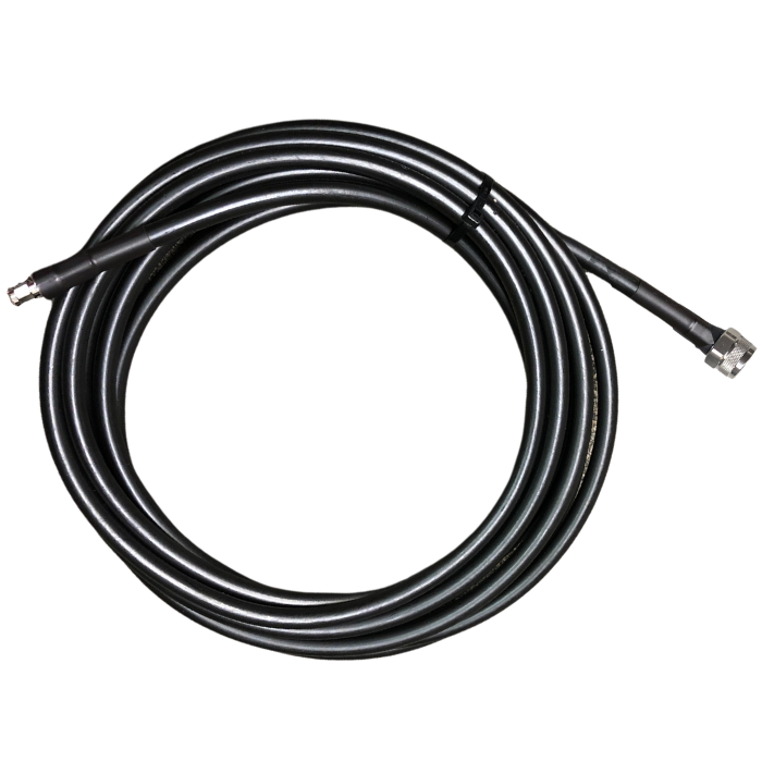 20 ft. Antenna extension coaxial cable RP-SMA Male to N-Male CFD/RFC-400 low loss