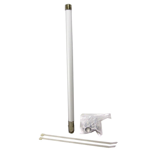 White 8 dBi antenna with accessories 