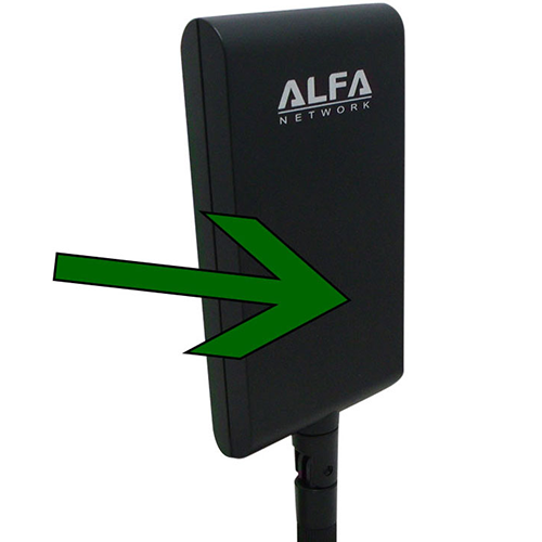 ALFA APA-M25 2.4/5 GHz dual band directional 10 dBi panel antenna