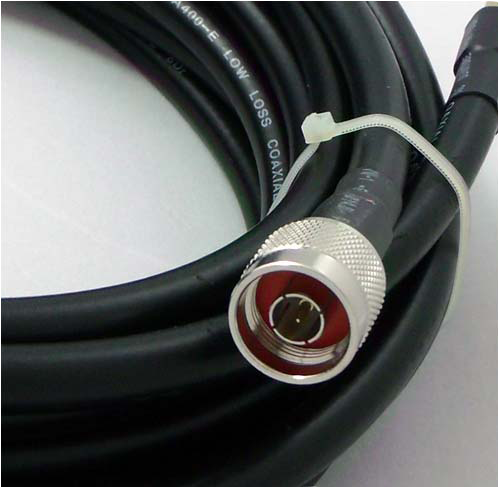 10 ft. Antenna extension coaxial cable RP-SMA Male to N-Male CFD/RFC-400 low loss
