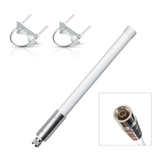 3 dBi N-Male RAK Wireless Fiberglass Outdoor Antenna & Bracket Mount for Helium, Meshtastic, LoRa PID