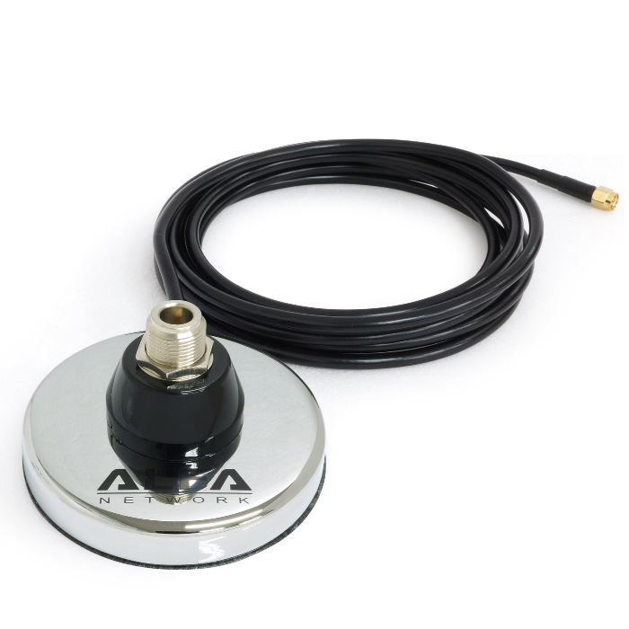 ALFA Network IP65 Waterproof Outdoor Magnetic Base N Female for Helium Antenna or WiFi + 10 ft. LMR200 cable ARS-AS087