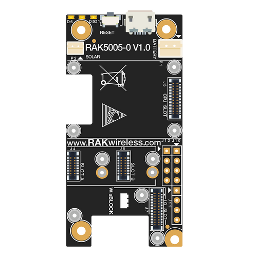 RAKwireless RAK5005-O WisBlock Base Board SKU 110009 (Clearance- EOL product)