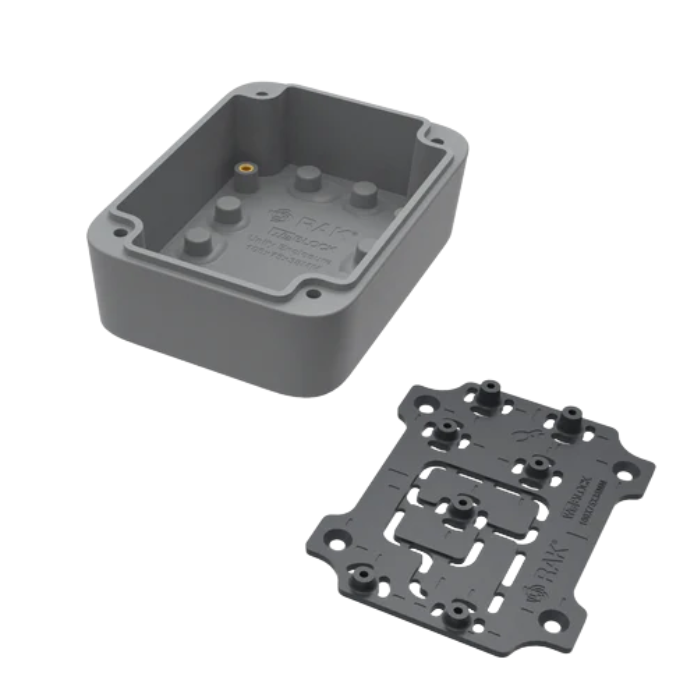 RAK Unify Enclosure IP65 100x75x38mm White or Cool Gray (4 x 3 x 1.5 inch) for WisBlock Modules