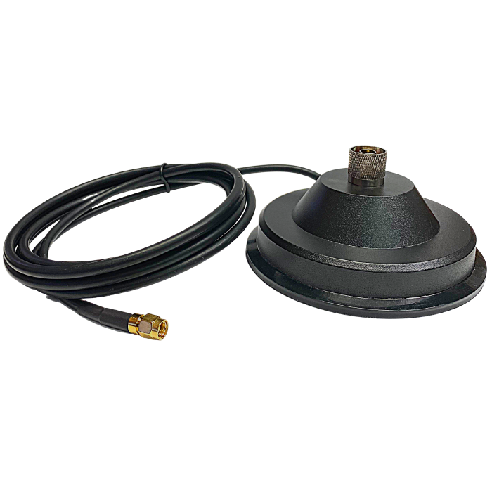 Side profile of magnet base + cable