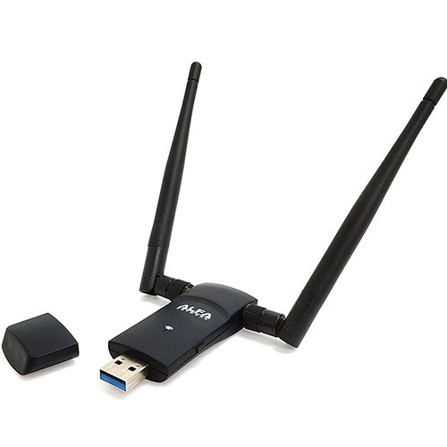 Acostumbrar eje cortar ALFA AWUS036ACU 802.11ac AC1200 Dual Band WiFi USB Dongle + RP-SMA ant –  Rokland