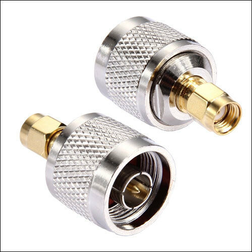 RP-SMA male to N-male connector barrel adapter for Wi-Fi coaxial cables